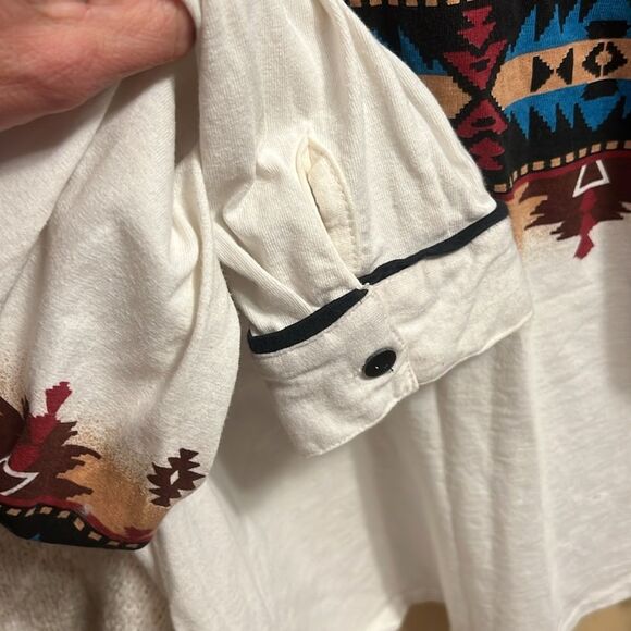 XL, Vintage Country Tease Long sleeve Cotton western Shirt P2P 21“ - Picture 5 of 5